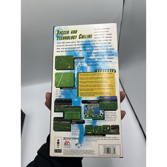 FIFA International Soccer (3DO, 1994) TESTED Complete In Box With Manual - Picture 13 of 13
